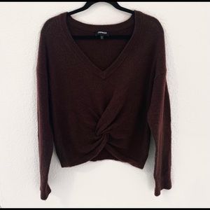 express maroon sweater